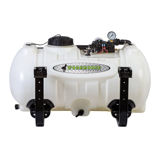 Workhorse Sprayers 40-Gallon 12-volt Rubber Hose Tank Sprayer with Adjustable Spray