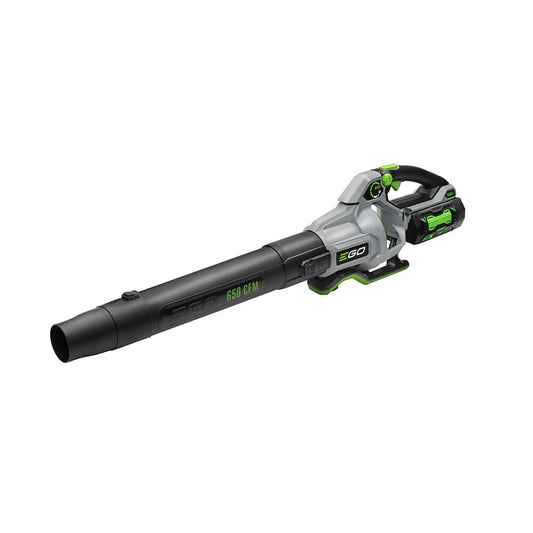 EGO POWER+ 56-volt 650-CFM 180-MPH Battery Handheld Leaf Blower 5 Ah (Battery and Charger Included) LB6504