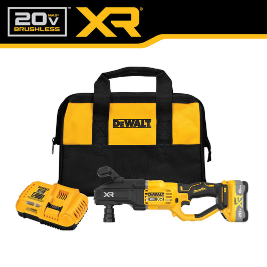 DEWALT XR 20-volt Max 7/8-in Keyed Brushless Cordless Drill (1-Battery Included, Charger Included and Soft Bag included) DCD447WW1