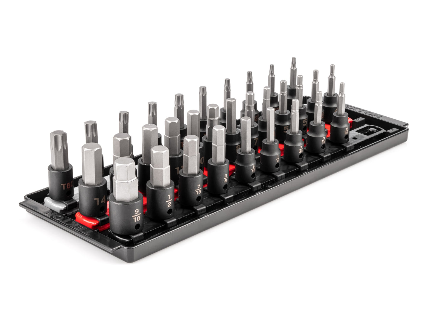 TEKTON 32-Piece 3/8-in Drive Set Hex/Torx Bit Driver Socket Set SIB91202