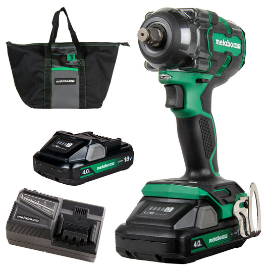 Metabo HPT 18-volt Variable 1/2-in square Drive Cordless Impact Wrench (2 Batteries) WR18DHM