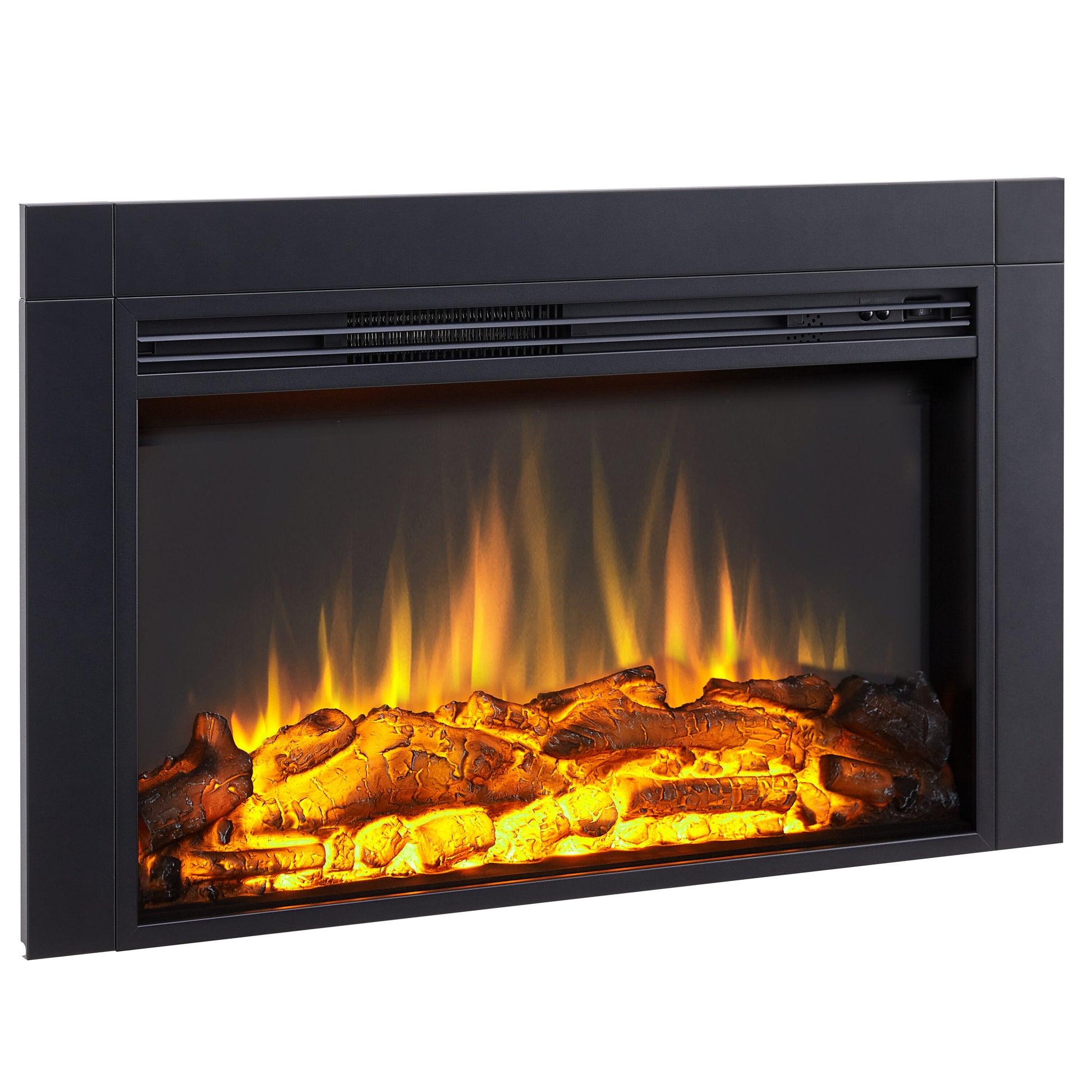 EdenDirect 36.2-in Black Electric Fireplace Insert