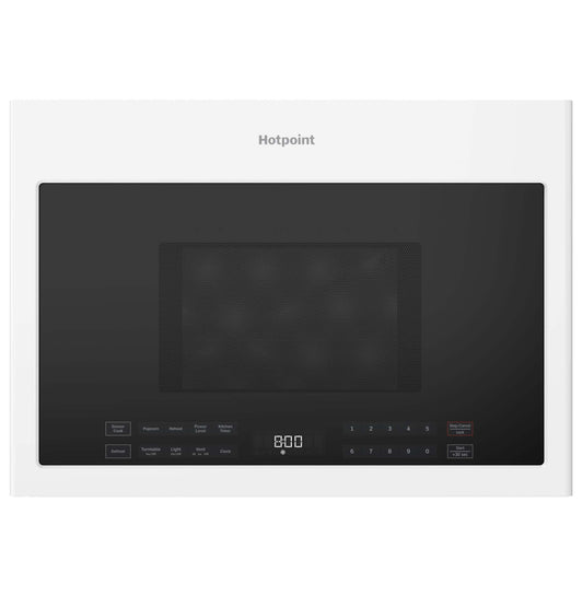 Hotpoint 1.4-cu ft Over-the-Range Microwave with Sensor Cooking ( White )