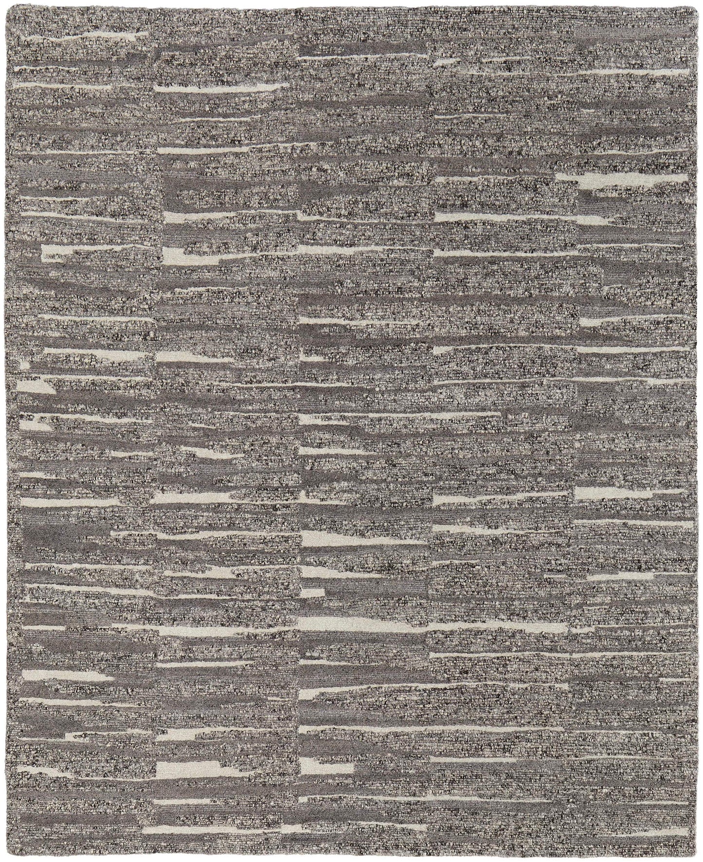 Room Envy 2 x 8 (ft) Loomed Wool Gray/Taupe/Ivory Rectangular Indoor Abstract Professionally Clean Only Runner rug
