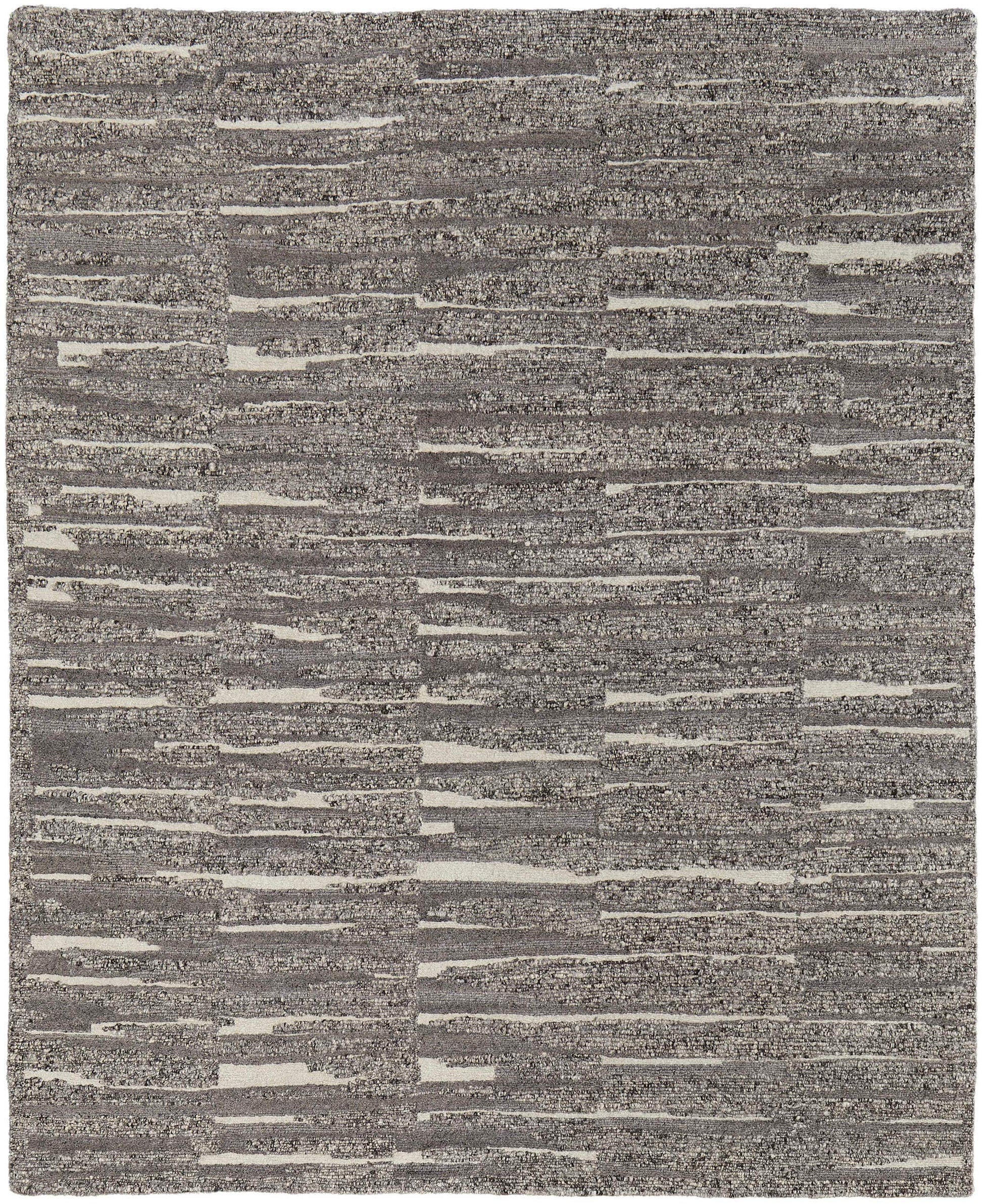 Room Envy 2 x 8 (ft) Loomed Wool Gray/Taupe/Ivory Rectangular Indoor Abstract Professionally Clean Only Runner rug