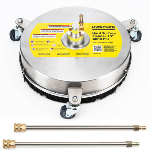 Karcher 15-in 4000 PSI Rotating Surface Cleaner for Gas and Electric Pressure Washers 8.760-090.0
