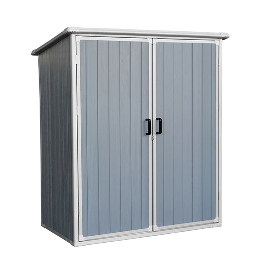 Maocao Hoom 3.15-ft x 5.05-ft Gray Lean-to Resin Storage Shed (Floor Included)