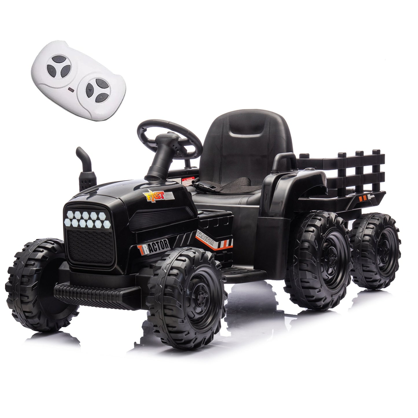 Gaierptone 24-volt Black Kid's Ride-On Car (Battery Included)