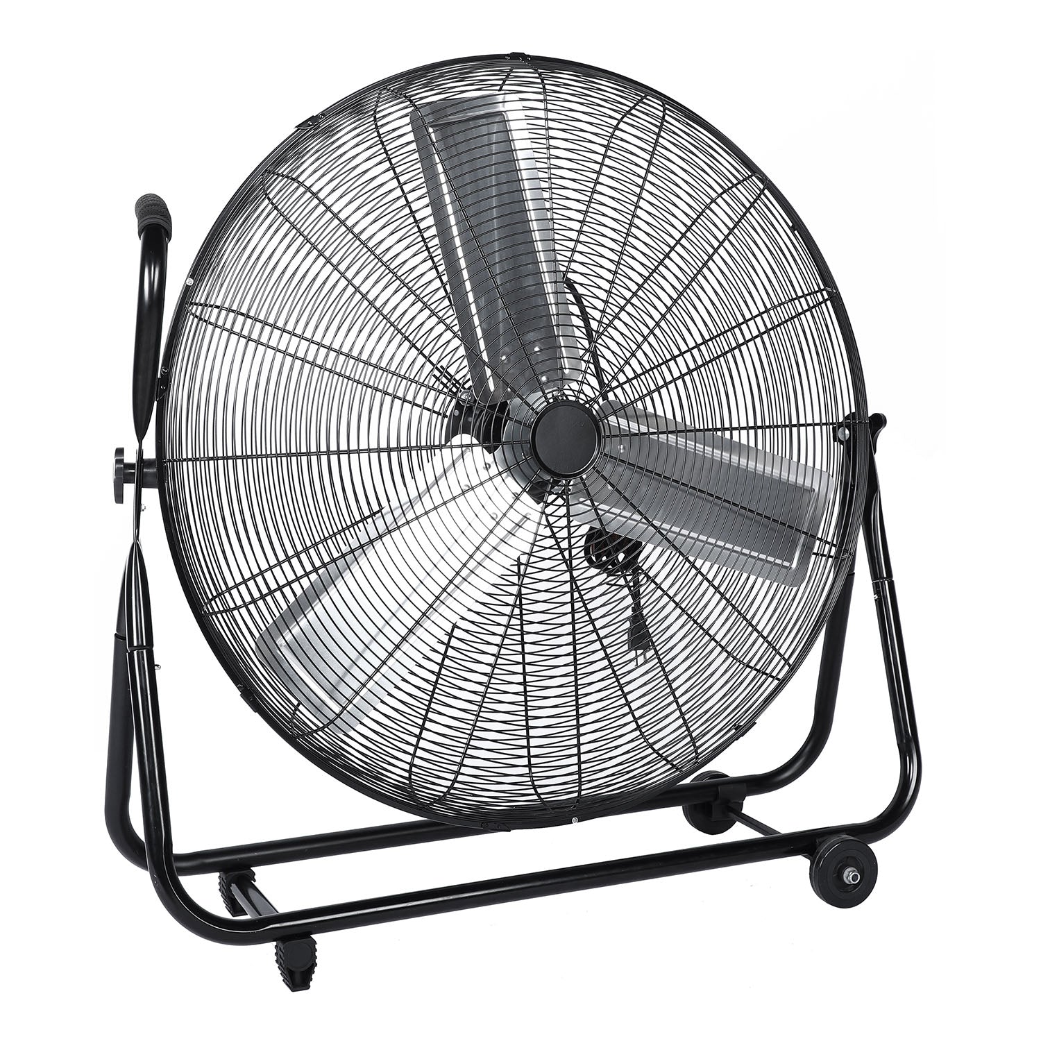 Mondawe 30-in 120-Volt 3-Speed High Velocity Indoor/Outdoor Black Industrial Fan MO-H312928