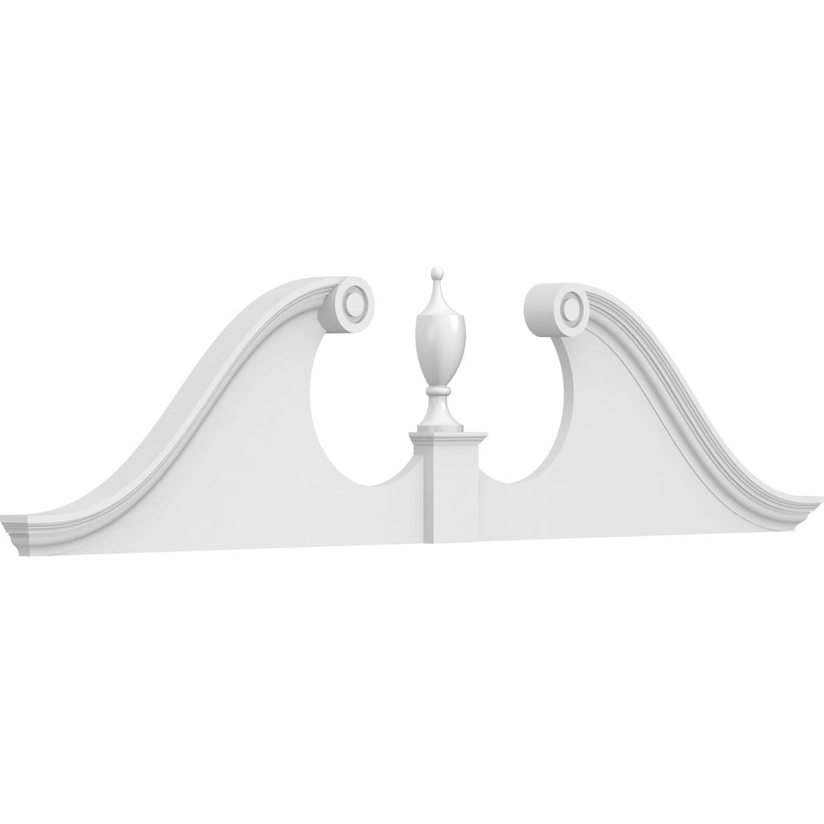 Ekena Millwork 80-in W x 20-in L PVC Pediment