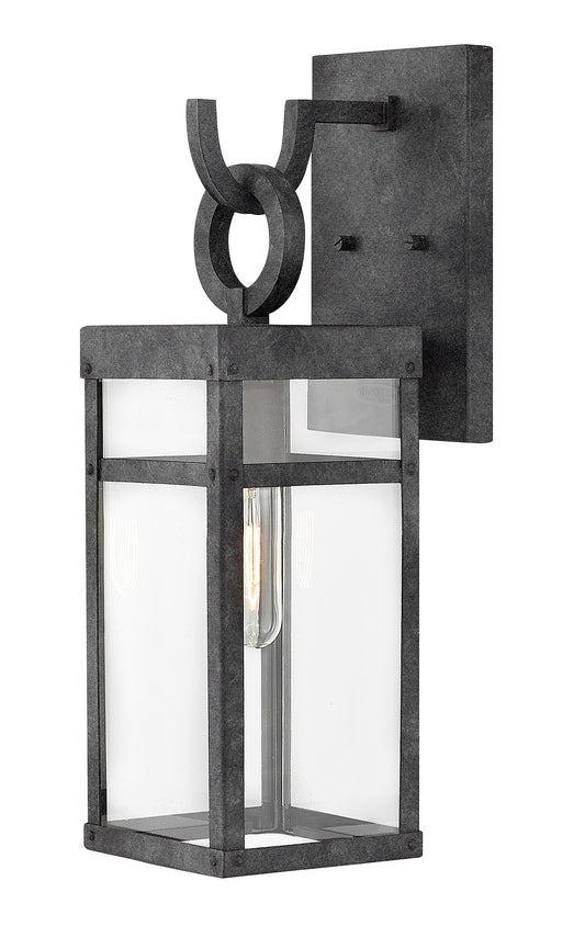 Hinkley Porter 1 -Light 18.5-in H Satin Black Hardwired Outdoor Wall Light 6588984