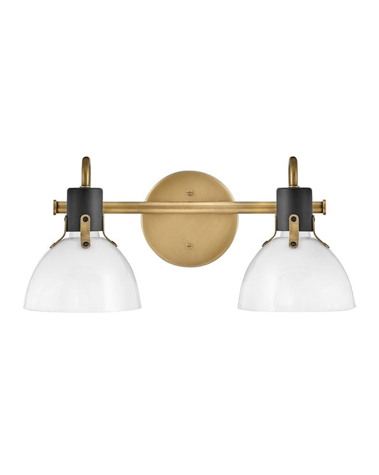 Hinkley Argo 18-in 2 -Light Satin Brass Modern/contemporary Vanity light 6588840
