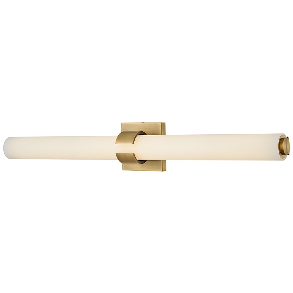 Hinkley Aiden 31.25-in 4 -Light Brushed Brass Integrated LED Modern/contemporary Vanity light bar 6588821