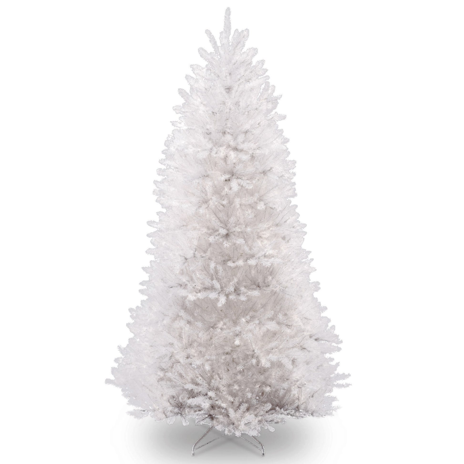 National Tree Company 7.5-ft Dunhill fir White Artificial Christmas Tree