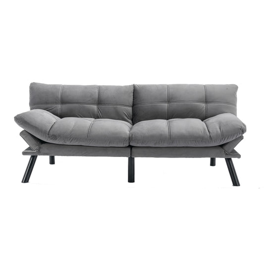 SINOFURN Gray Contemporary/Modern Polyester Sofa bed