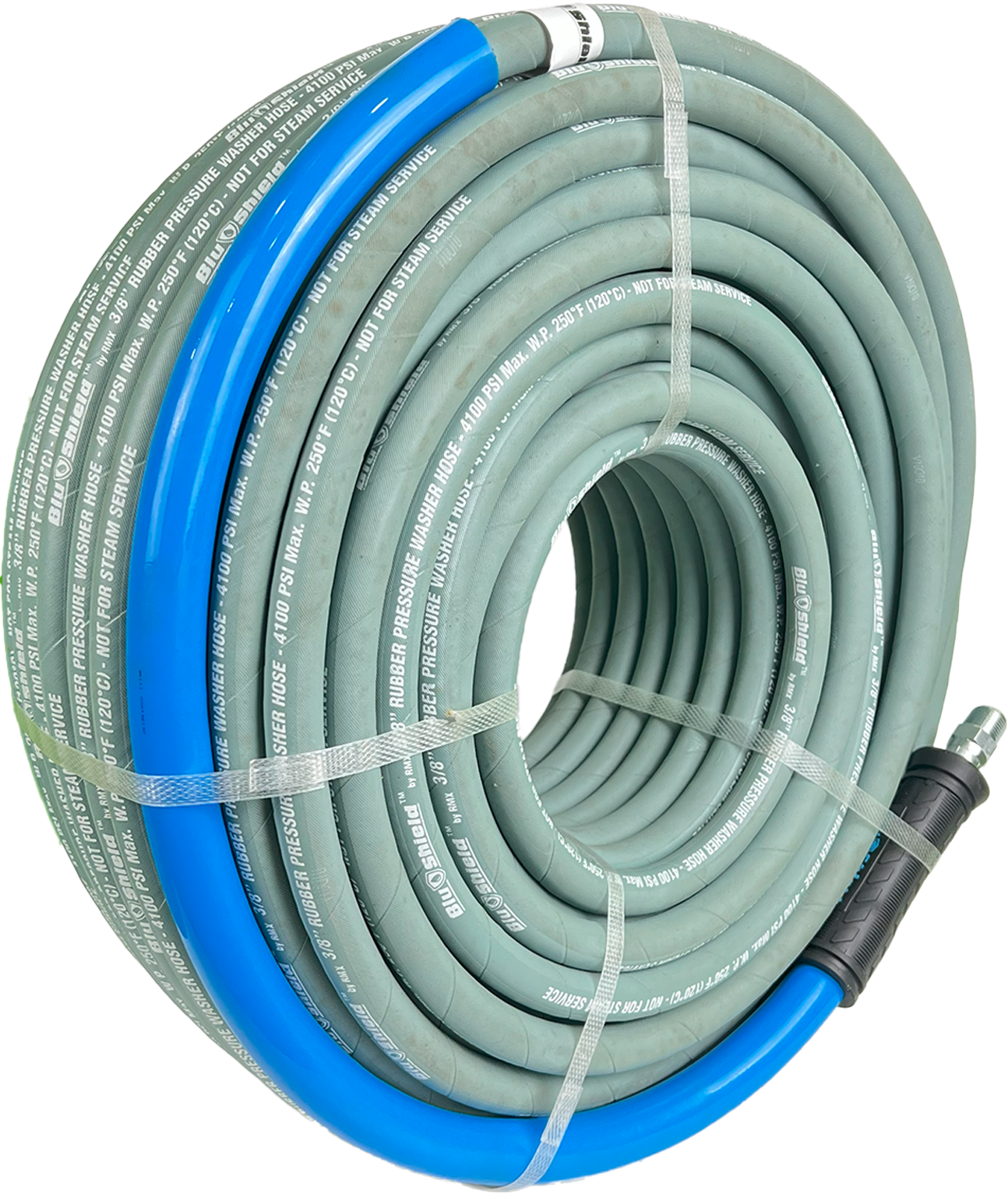 BLU SHIELD 3/8-in x 200-ft , up to 4100-PSI Pressure Washer Hose