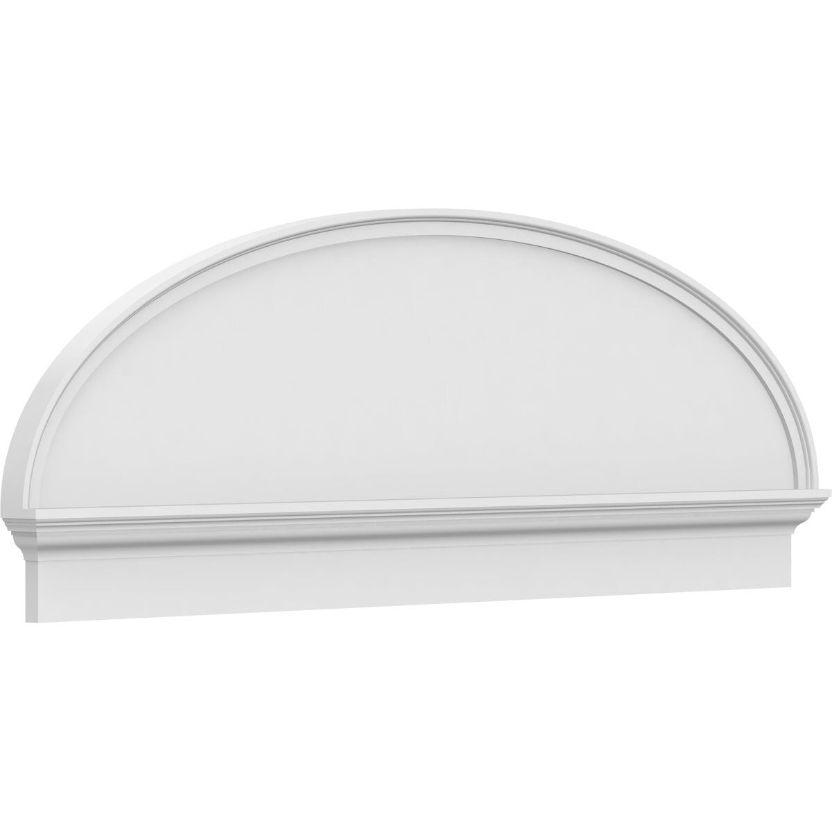 Ekena Millwork 62-in W x 22.375-in L PVC Pediment