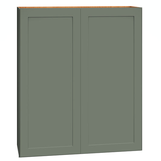 Diamond Express Jamestown 36-in W x 42-in H x 12-in D Retreat Green Wall Fully assembled Plywood Cabinet Recessed Panel