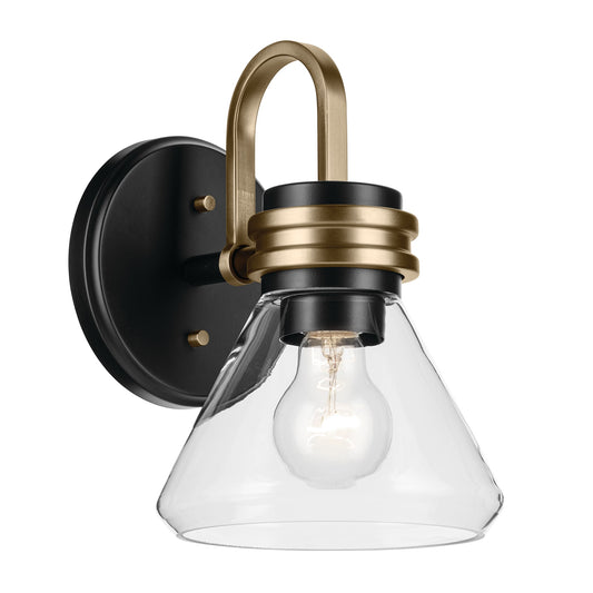 Kichler Farum 7.25-in 1 -Light Black Modern/contemporary Vanity light 6814555