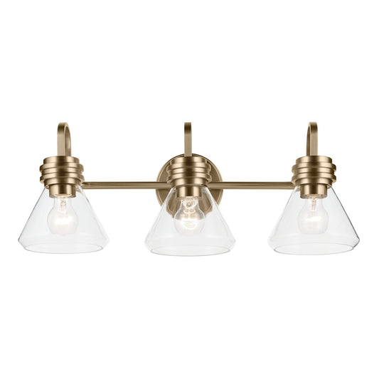 Kichler Farum 26-in 3 -Light Bronze Modern/contemporary Vanity light 6814548