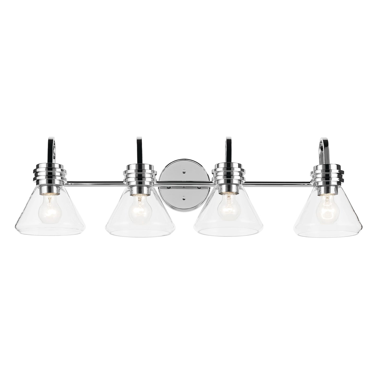 Kichler Farum 34-in 4 Light Chrome Modern/contemporary Bathroom Vanity light