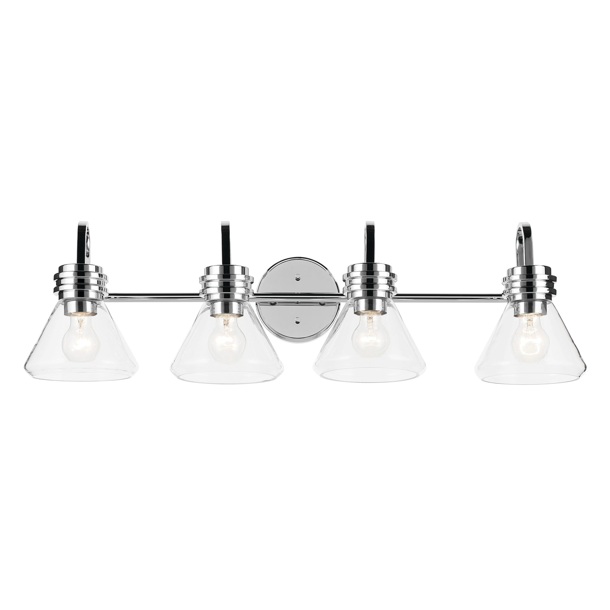 Kichler Farum 34-in 4 Light Chrome Modern/contemporary Bathroom Vanity light