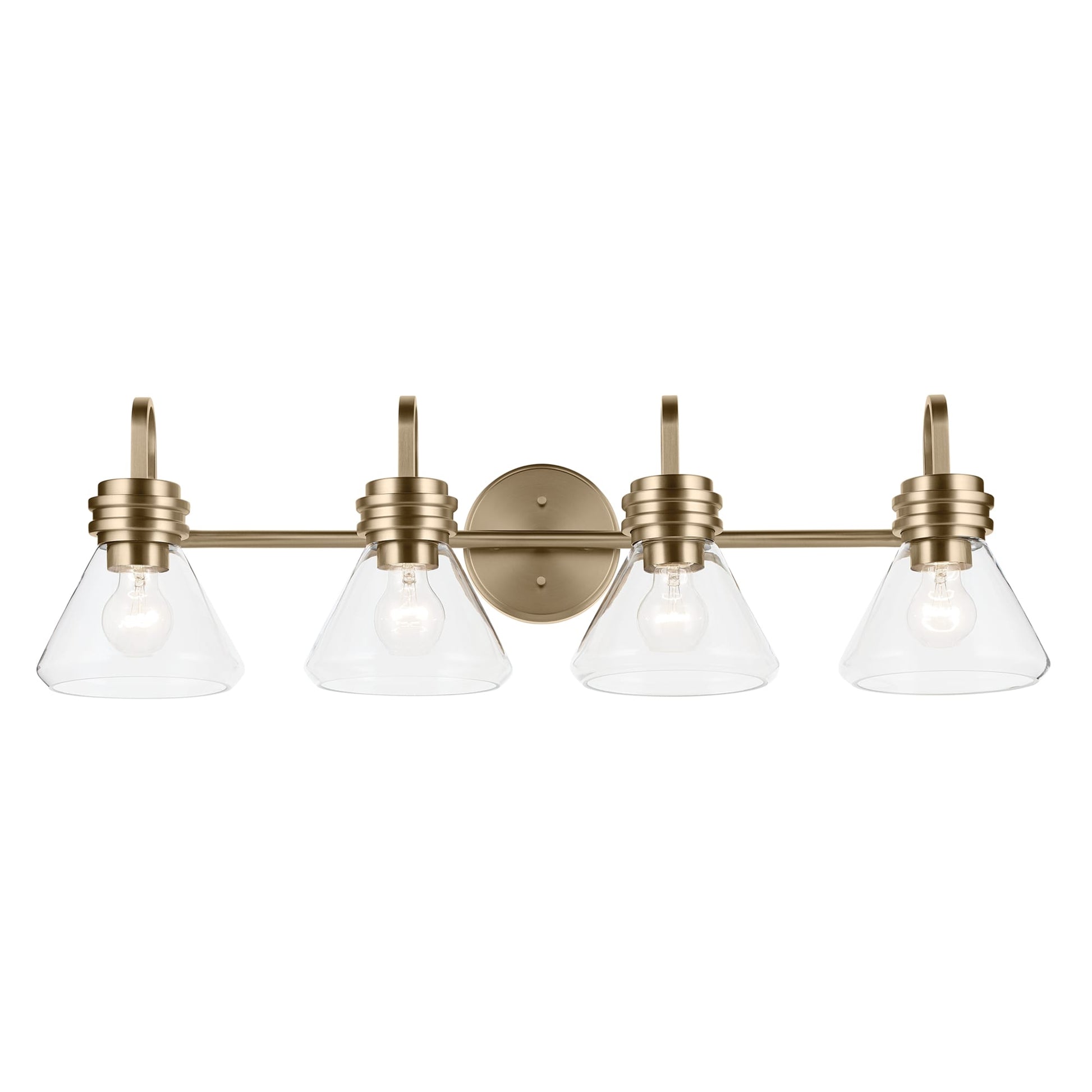 Kichler Farum 34-in 4 -Light Bronze Modern/contemporary Vanity light 6814545