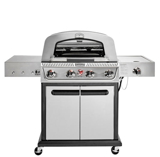 Cuisinart Propel+ Stainless Steel 4 -Burner Liquid Propane and Natural Gas Grill 1 -Side Burner