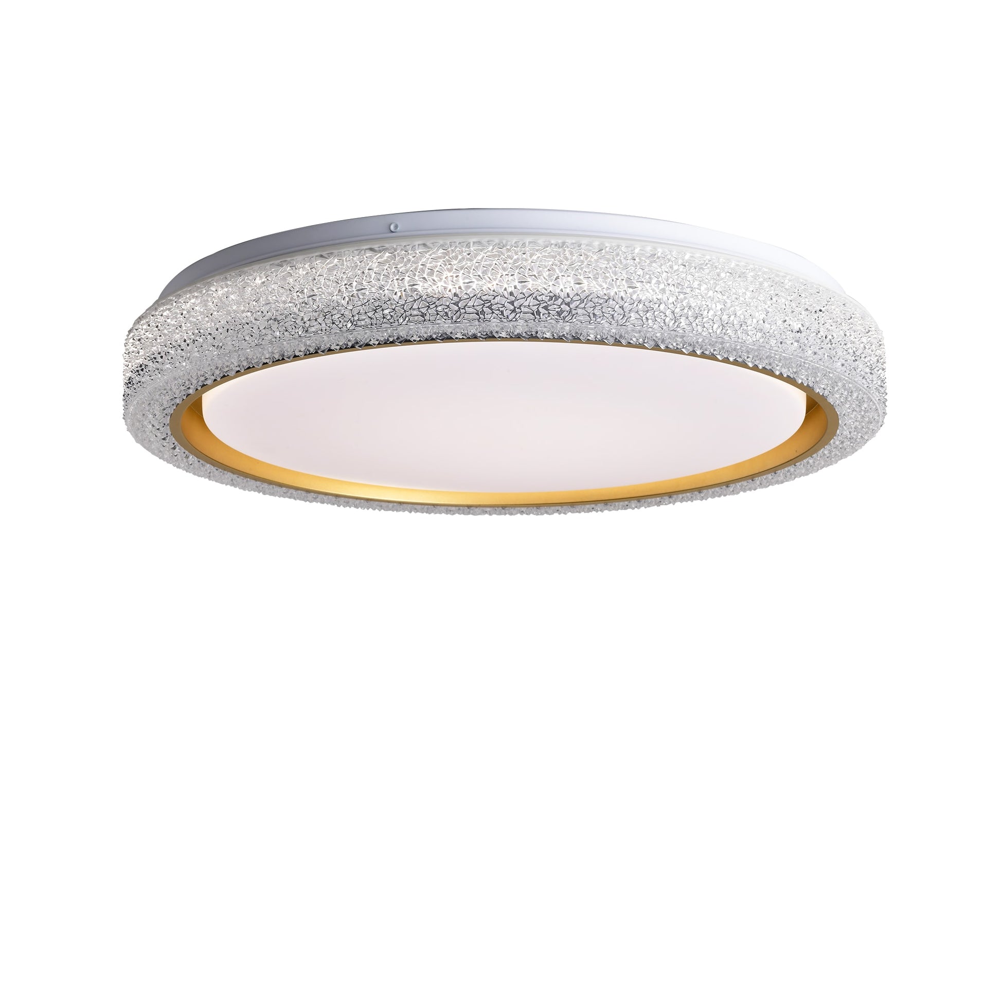 Innobule Flush Mount Ceiling Light 1 -Light 19.29 Polished White Flush Mount Light