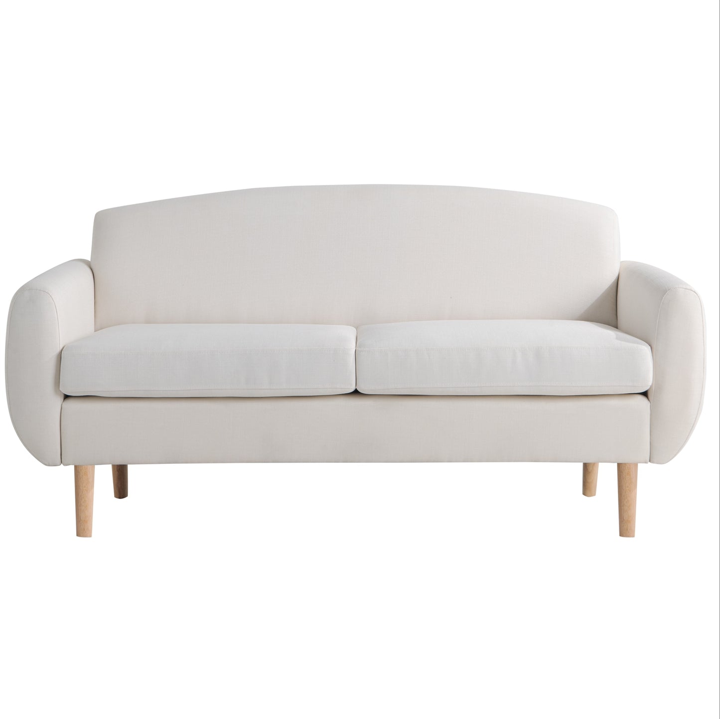 Serta 61.22-in W Modern Cream 3-seater Sofa