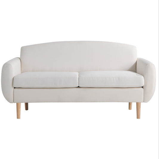 Serta 61.22-in W Modern Cream 3-seater Sofa