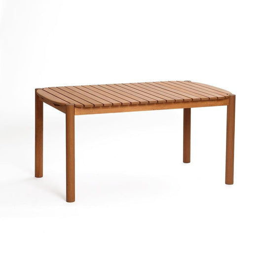 LuxenHome Rectangle Outdoor Dining Table 35.43-in W x 59.06-in L