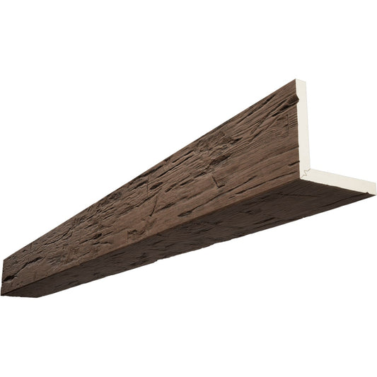 Ekena Millwork 1-in x 10-in x 8-ft Aged Finished Urethane L-Shaped Decorative Beam