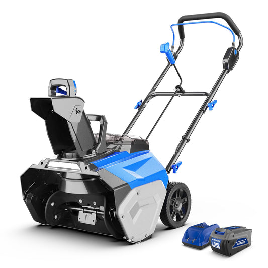 Wild Badger Power Cordless 40-volt 20-in Single-stage Push Battery Snow Blower 4 Ah (Battery Included) (Charger Included)