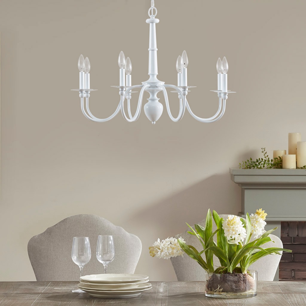 LOVMOR 8Light Traditional Metal Chandelier
