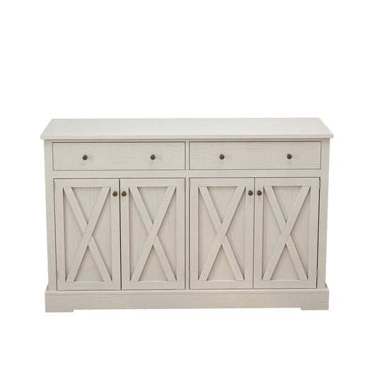 SINOFURN Contemporary/Modern MDF Off-white Sideboard