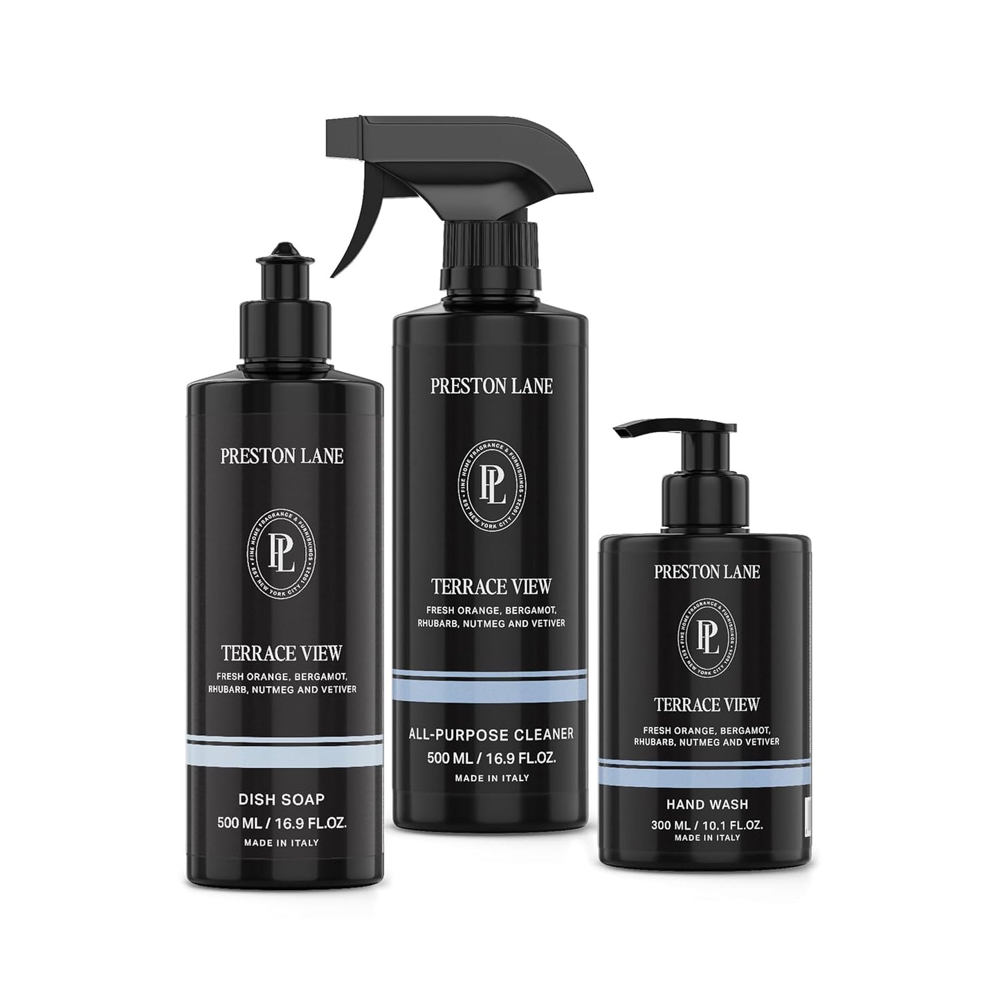 Preston Lane Kitchen Set, Hand Wash, Dish Soap & All Purpose Cleaner, Cleaning Essentials Bundle