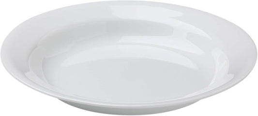 Corelle Winter Frost White 15oz Rimmed Glass Soup Bowl, Pack of 6