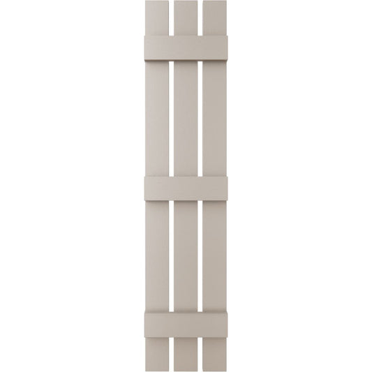 Ekena Millwork 12-in W x 89-in H Clay Board and batten Spaced Exterior Shutters ( 2 -Pack )