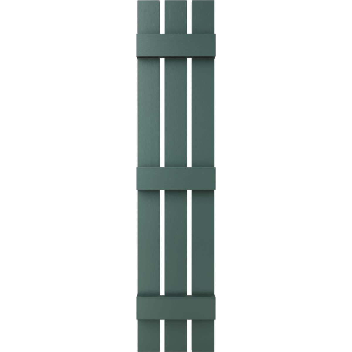 Ekena Millwork 12-in W x 72-in H Forest Green Board and batten Spaced Exterior Shutters ( 2 -Pack )