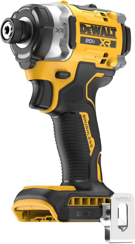 DEWALT 20V MAX XR 1/4 Inch Cordless Impact Driver, Bare Tool Only (DCF860B) (Renewed)
