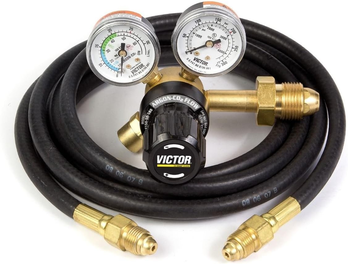 Genuine Victor G150-60-580 Argon Regulator with Hose, 0781-4236