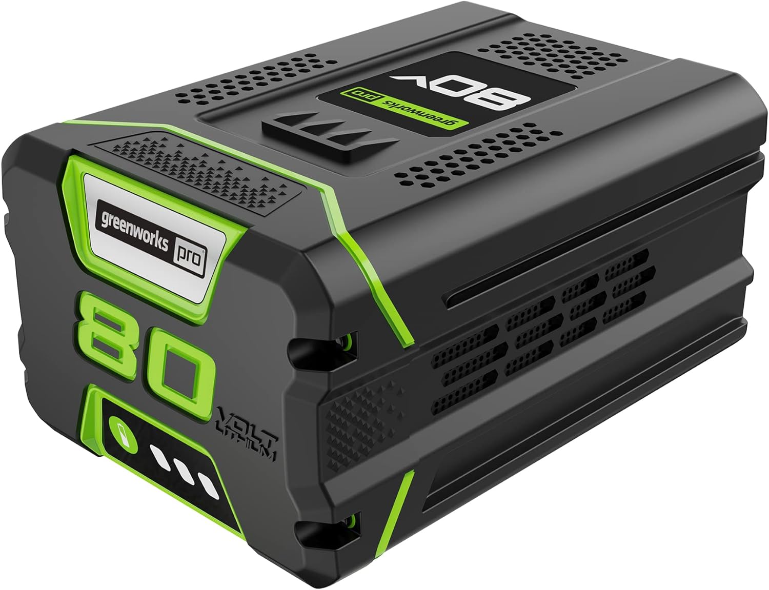 Greenworks PRO 80V 2.5Ah Lithium-Ion Battery (Genuine Greenworks Battery \/ 75+ Compatible Tools)