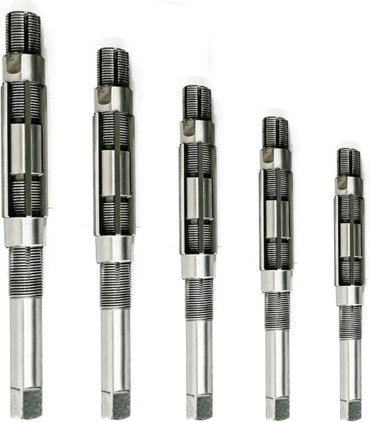 Rahish Tools Adjustable Hand Reamer Tool H12 To H16 Sizes - 1-1\/16" to 2-7\/32" Reaming Tool for Precise Hole Finishing with Carbon Steel Blades - Hand Tools Reamers for Metal & Wood - 26.98mm-56.35 mm