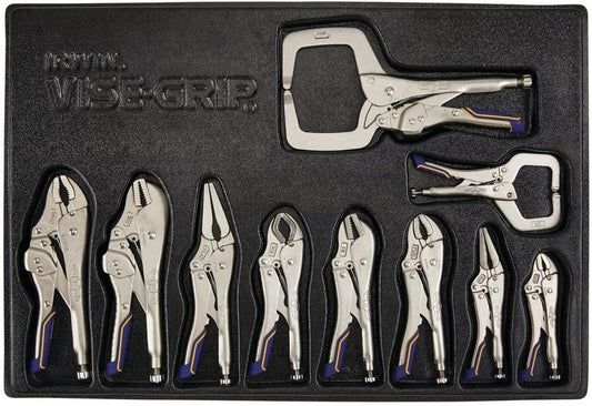 IRWIN VISE-GRIP Locking Pliers, Fast Release Kit, 10-Piece (IRHT82596)
