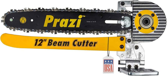 Prazi 12" Beam Cutter Attachment for Worm Drive Circular Saws \u2013 Model PR7000 for 7-1\/4"-8-1\/2" Worm Drive Saws \u2013 American Owned Company \u2013 Increase Cut Depth from 2-1\/2\u201D to 12\u201D
