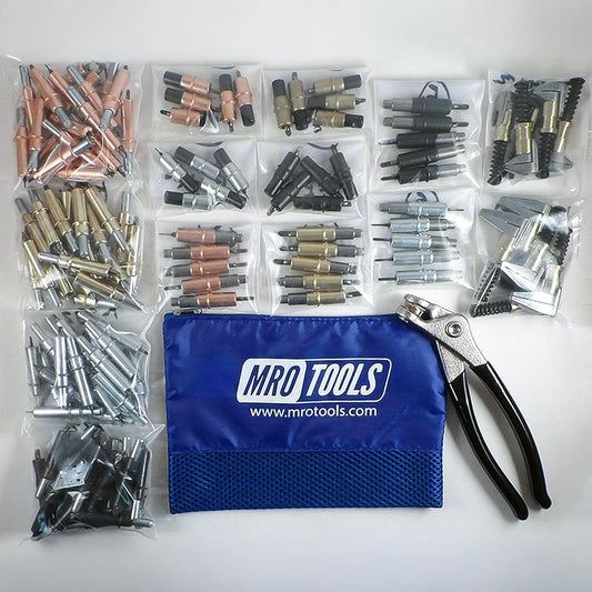 K-Series Master CLECO Sheet Metal Fastener KIT w/Mesh Carry Bag (K1MSTR)
