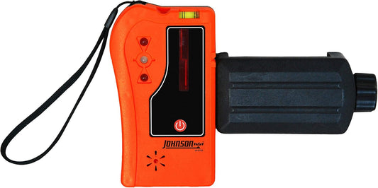 Johnson Level & Tool 40-6705 One-Sided Laser Detector w/Clamp for Red Beam Rotating Lasers, 4.50 "x 2.50 ", Red Beam, 1 Laser Detector