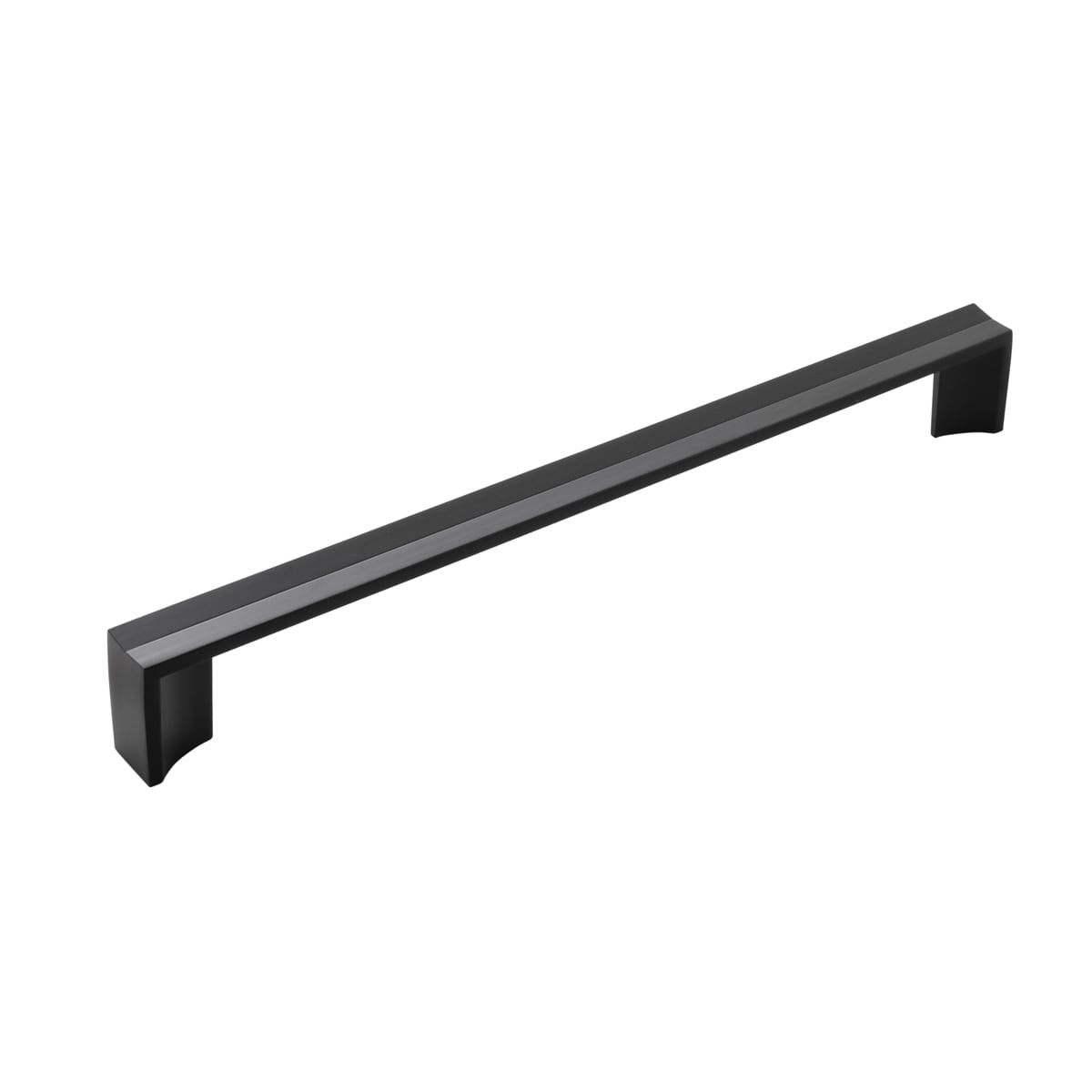 Belwith Keeler Avenue 18-in , 457mm Center to Center Matte Black Rectangular Handle Drawer Pull