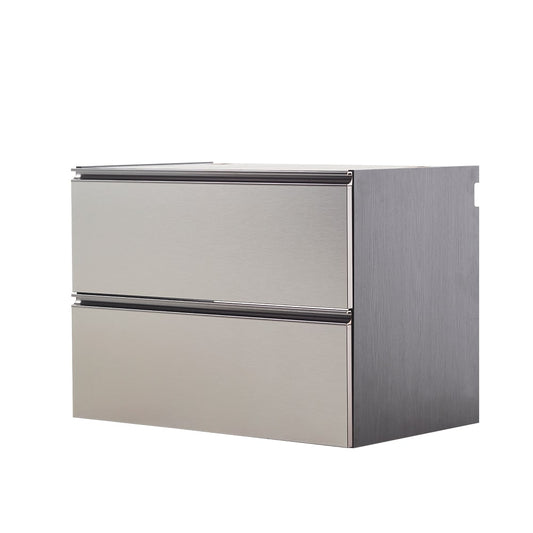 LOVMOR Nova Series Wood Base Drawer Wall Mounted Garage Cabinet in Metallic Gray